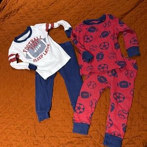 Football/Sports Pajama Set - set of 2